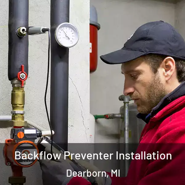  Backflow Preventer Installation Dearborn, MI