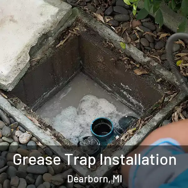  Grease Trap Installation Dearborn, MI