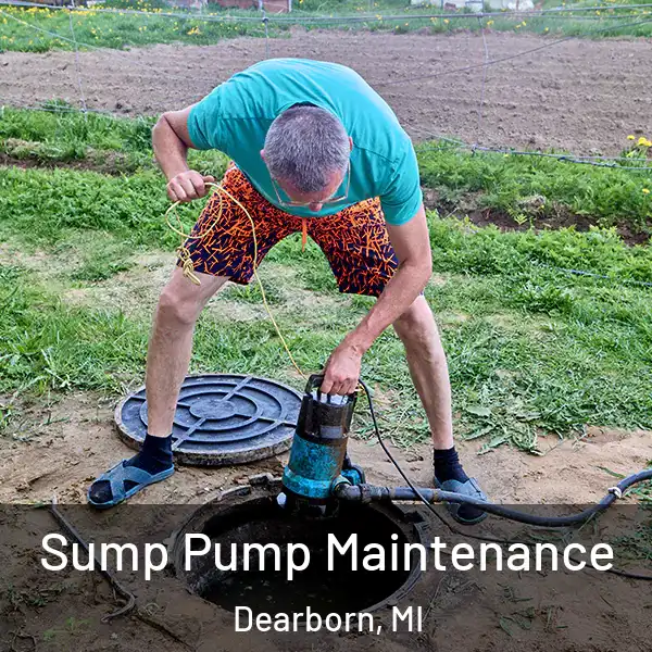  Sump Pump Maintenance Dearborn, MI